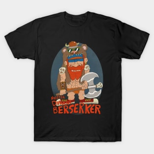 Hipster Dwarf Berserker T-Shirt